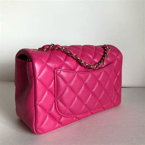 chanel mini square light pink|chanel rectangular mini flap bag.